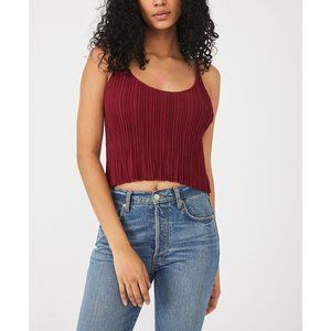 Free People Burgundy Camisole Top